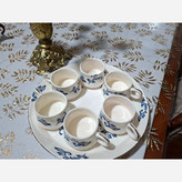 فنجان وسینی سرامیکی ( قابل ست شدن با تمام سرویس های پذیرایی )