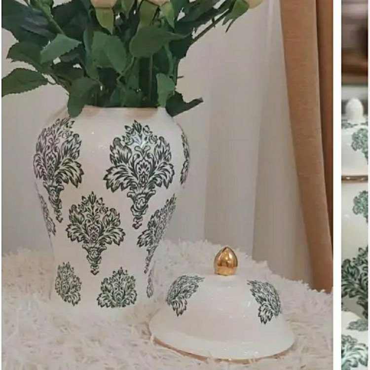 ست جینجر طرح شاه صنم / دکوری تزیینی کادویی / (پس کرایه ، ضمانت ارسال )