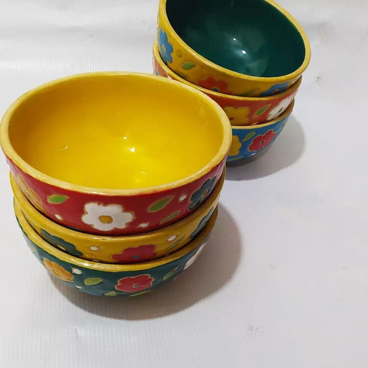 کاسه آبگوشت خوری میناکاری یک عددی (پس کرایه)