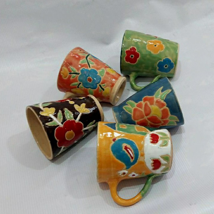 لیوان مینا کاری (پس کرایه)