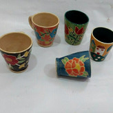 لیوان مینا کاری (پس کرایه)