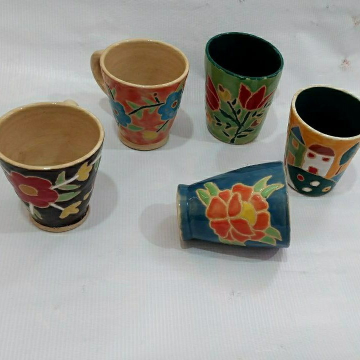 لیوان مینا کاری (پس کرایه)