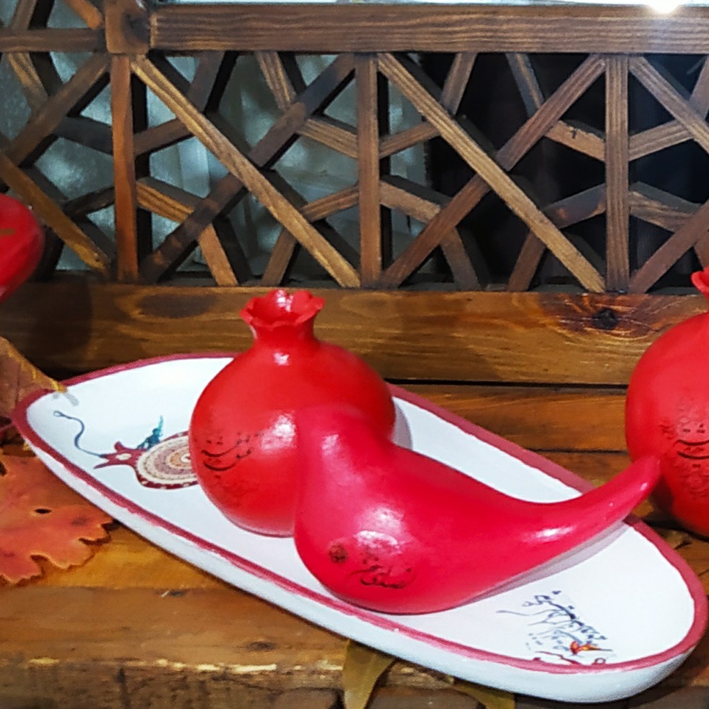 انار وپرنده یلدایی (ضمانت ارسال )
