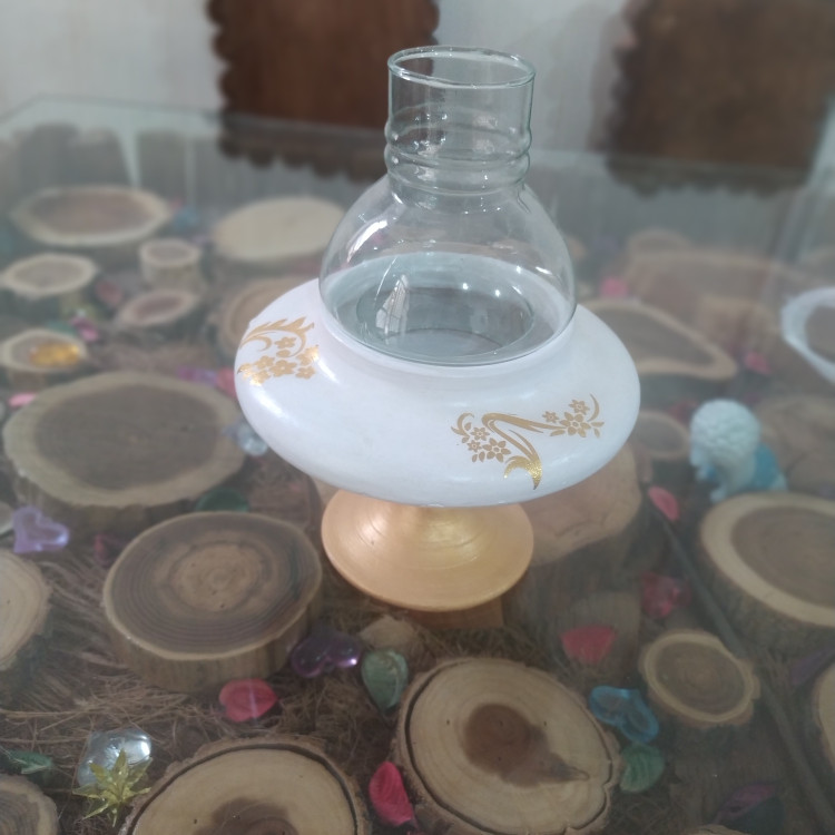 شمعدان سفالی (ضمانت ارسال )