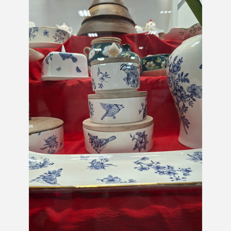 ست شکلات خوری کندی درب چوب (ست سه عددی)