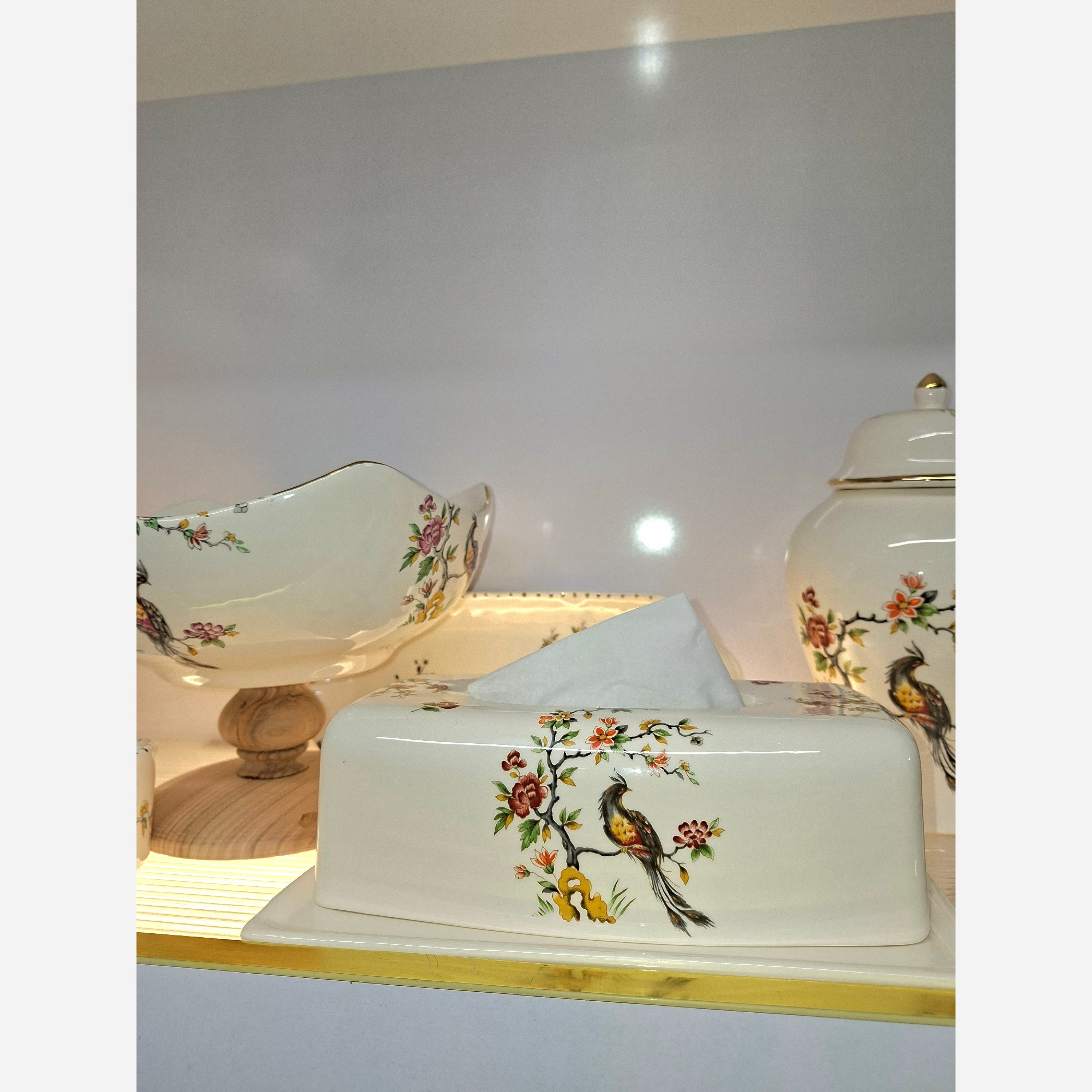 جا دستمال کاغذی سرامیک